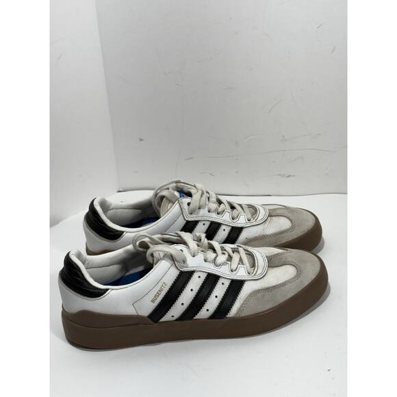 Adidas Busenitz Vulc Samba Edition BB8449 White Shoes Shoe Men’s‎ Sz 6.5 RARE main image 5